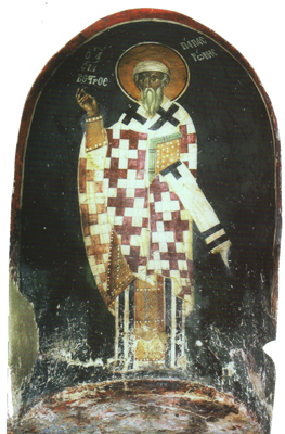 Πάπας της Ρώμης Σίλβεστρος (4ος αιώνας μ.Χ.).