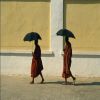 Μοναχοί Τεραβάντα τηρούν την τελετή 'Ησυχαστική Απομόνωση της Βροχής'.