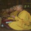 Μοναχές που προσεύχονται. Στην καρδιά της Σάνγκα (της βουδιστικής κοινότητας) υπάρχουν οι μπίκκου και οι μπικκούνι που είναι οι βουδιστές μοναχοί και μοναχές.