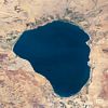 Άποψη της λίμνης από το διάστημα.
