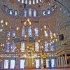 Το Μπλε Τζαμί στην Κωνσταντινούπολη, εσωτερικό.