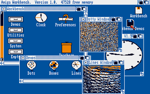 Amiga Workbench 1.0 (1985)