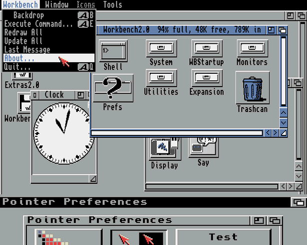 Amiga Workbench 2.04 (1991)