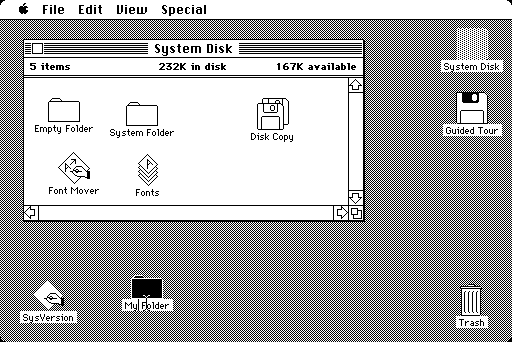 Mac OS System 1.0 (1984)