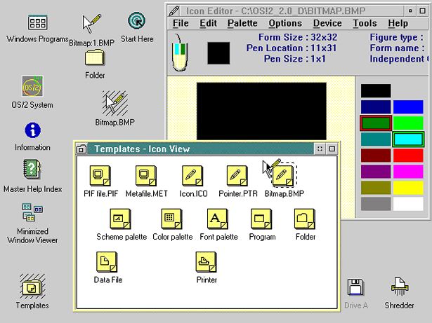 OS/2 2.0 (1992)