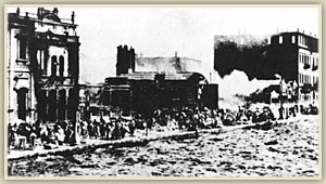 Οι τελευταίες ώρες των Ελλήνων στη Σμύρνη (1922) [πηγή: Ίδρυμα Μείζονος Ελληνισμού]