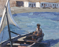 Ν. Λύτρας «Βάρκα με πανί» [πηγή: Κείμενα Νεοελληνικής Λογοτεχνίας Α΄ Γυμνασίου]